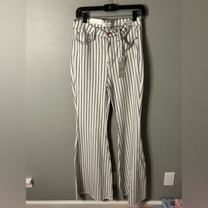 Judy Blue Navy and White Striped Pants